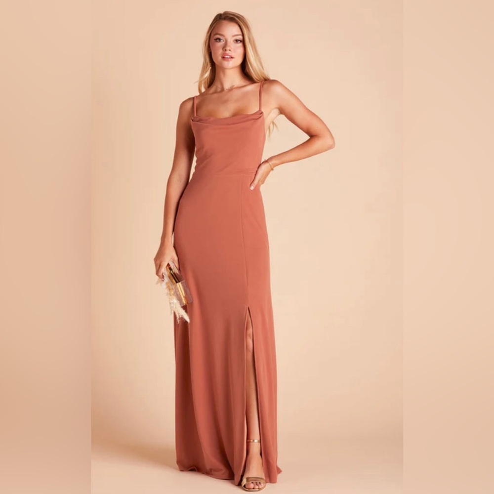 Ash Crepe Terra Cotta Dress